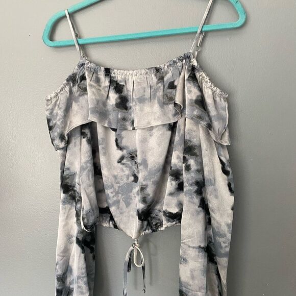 - Gypsies and Moondust Print Crop Top S - Picture 1 of 8